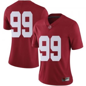 Women's Alabama Crimson Tide #99 Ty Perine Crimson Limited NCAA College Football Jersey 2403SYOW5